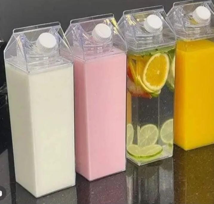 Multipurpose space saver milk//water//special beverages bottle