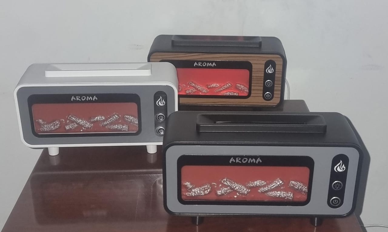 Vintage fireplace aroma diffuser
