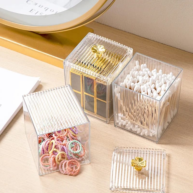Single Multifunction Makeup Cotton Pad Storage Box
