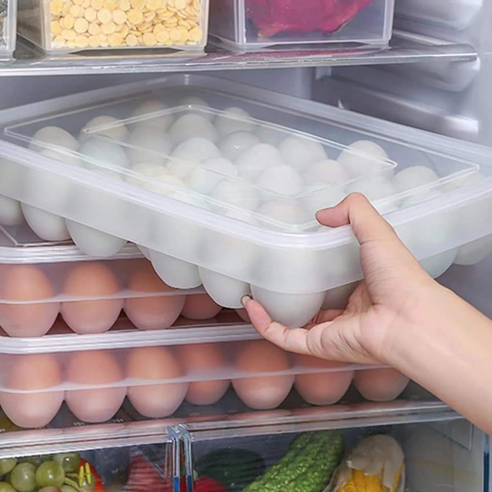 Egg tray storage container