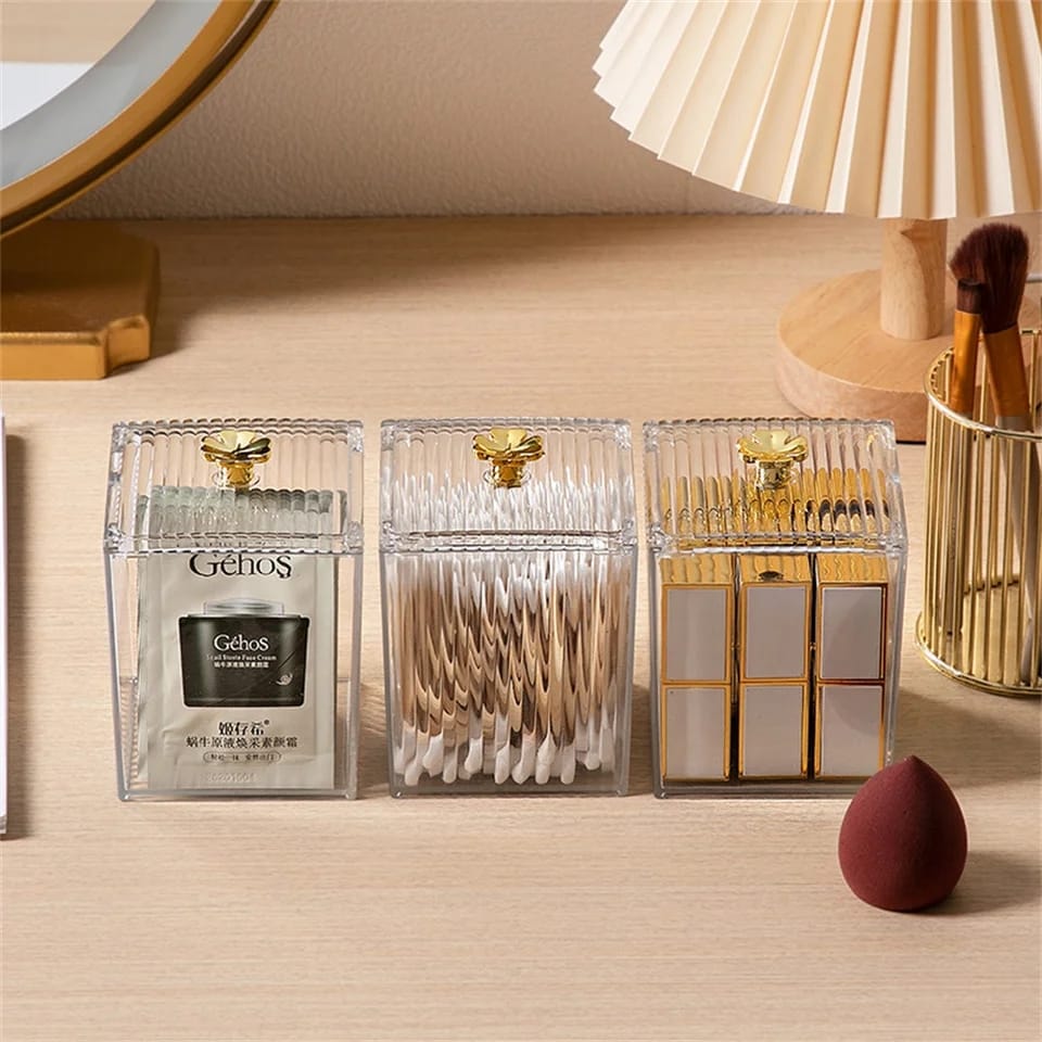 Single Multifunction Makeup Cotton Pad Storage Box