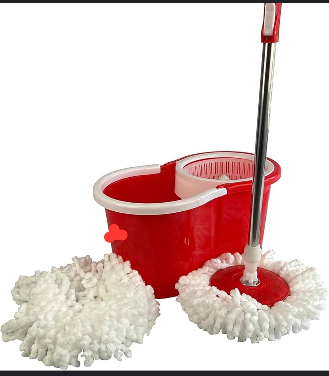 Microfiber spin mop