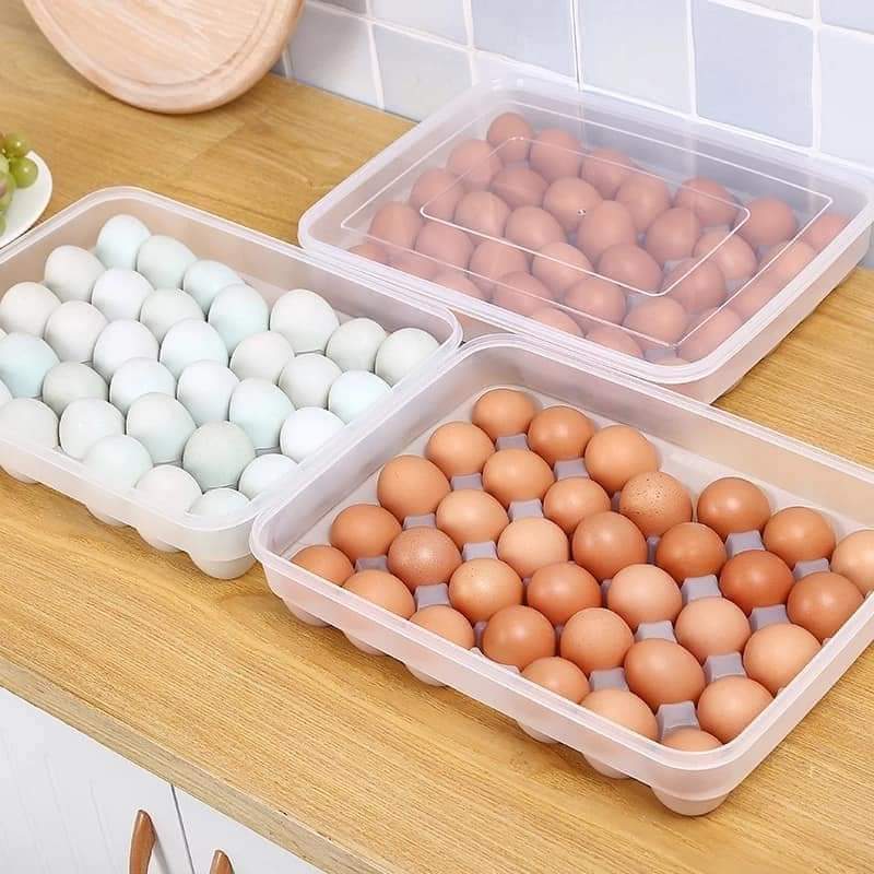 Egg tray storage container