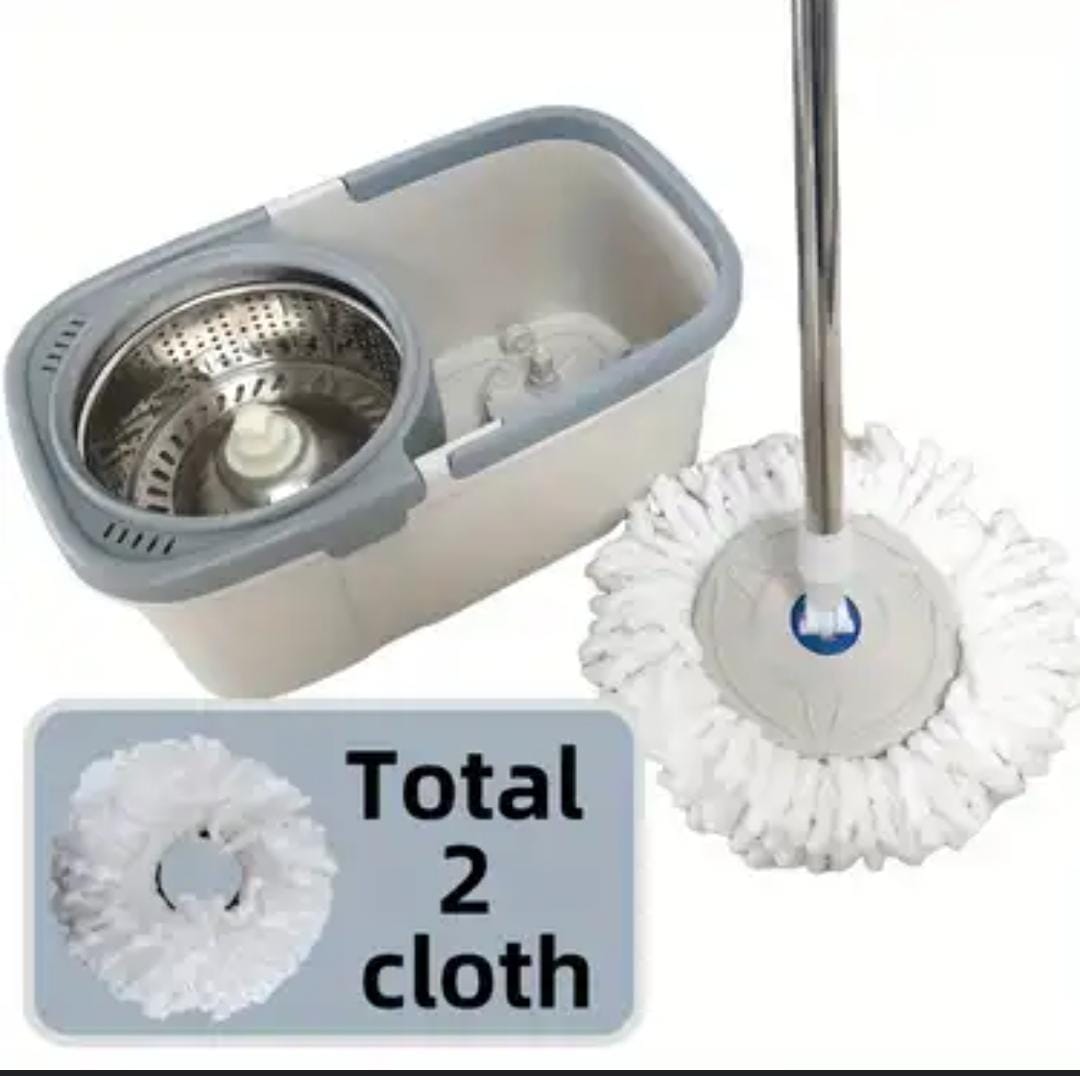 Rotary mop 17L bucket, 112cm mop, 2 rags
