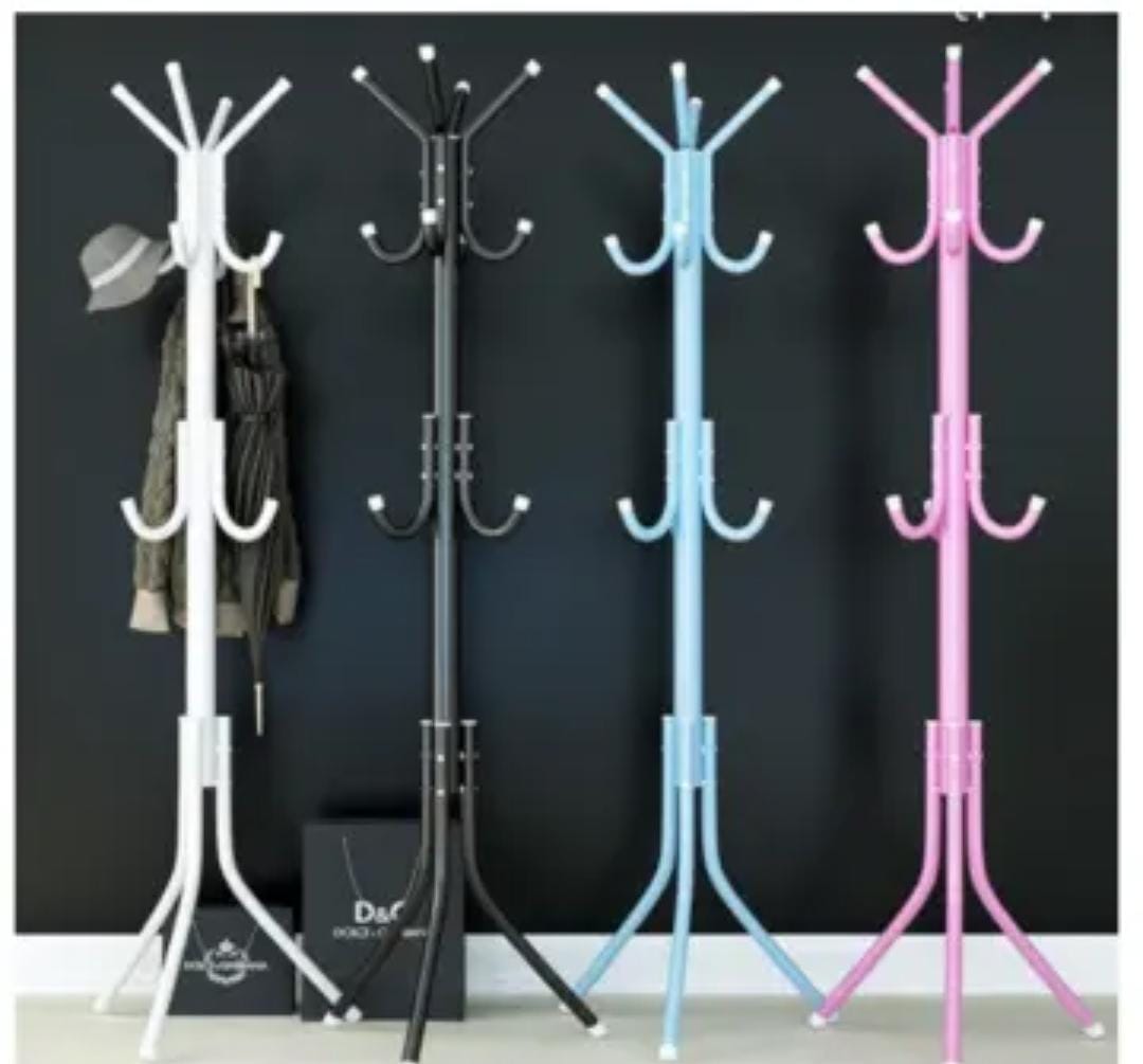 170cm high metallic coat or bags hanger stand