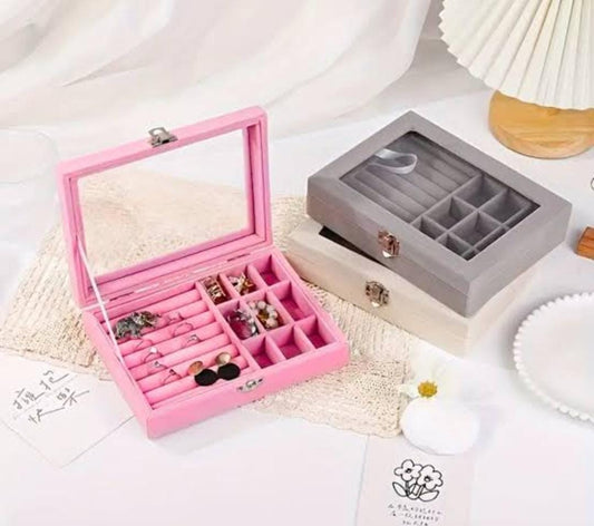 velvet jewellery box