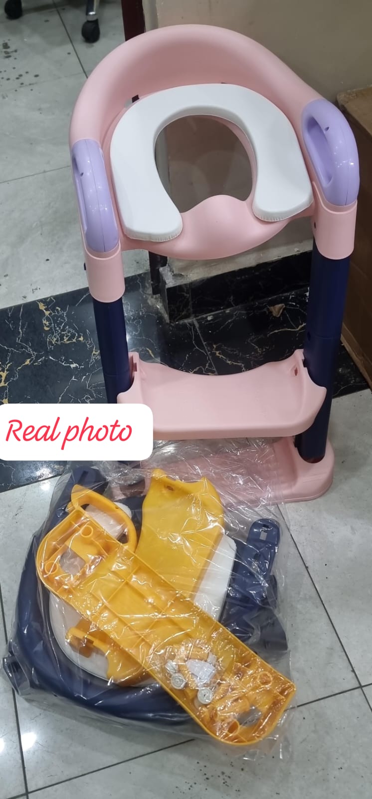 *Baby toilet ladder folding Seat