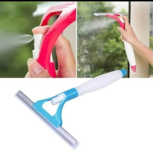 3 in 1 Double Sided Shower Squeegee with Water Sprayer, Window & Glass Cleaner