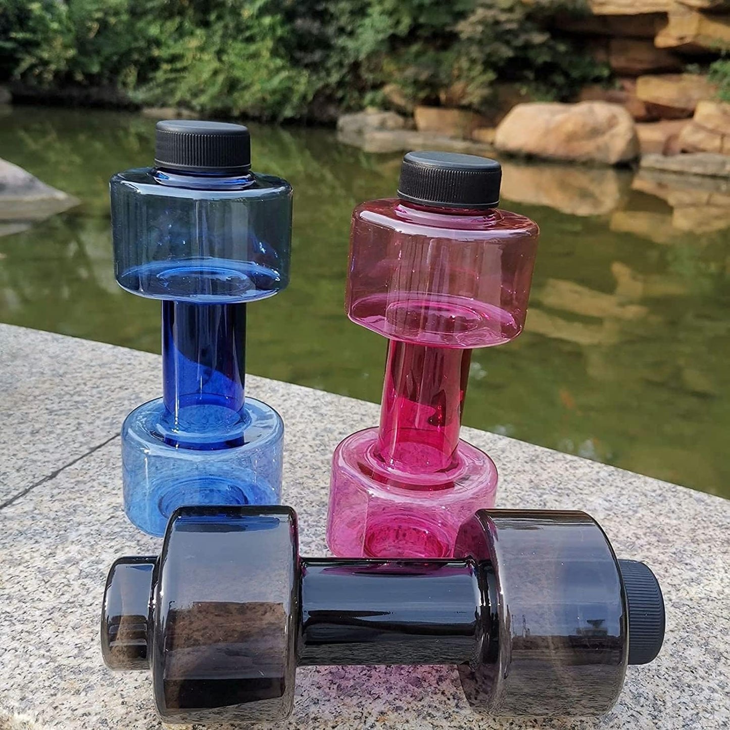 550ML Water-Filled Dumbbell Water Bottle