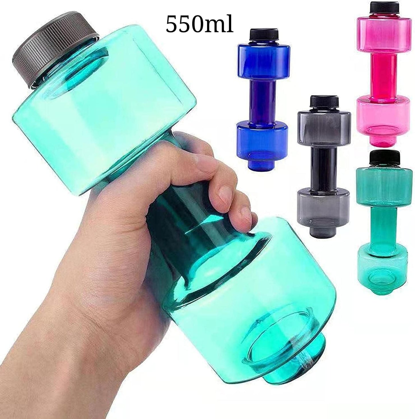 550ML Water-Filled Dumbbell Water Bottle