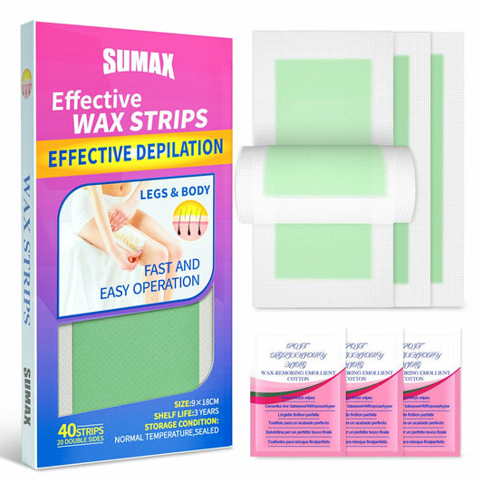 40 strips Rapid Hair removal Wax Strips