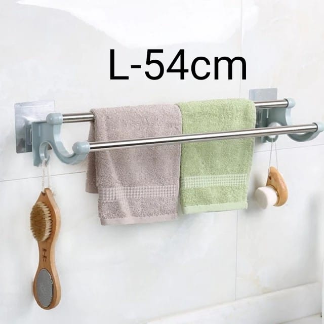 54cm self adhesive Double Pole Towel Holder